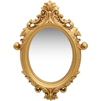 vidaXL Wall Mirror Castle Style 56x76 cm Gold