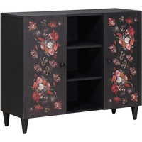 vidaXL Storage Cabinets Multicolour 90 x 33.5 x 75 cm Solid Mango Wood