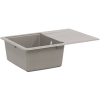 vidaXL Sink Grey 670 x 460 mm 80% Quartz and 20% Resin