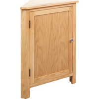 vidaXL Corner Cabinet 59x45x80 cm Solid Oak Wood