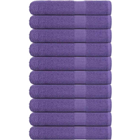 vidaXL Sauna Towels 10 pcs "FROGN" Purple 80x200 cm 100% Cotton