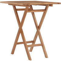 vidaXL Folding Garden Table 60x60x75 cm Solid Teak Wood