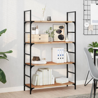 vidaXL Floating Shelves 4 pcs 100x30x2 cm Oil Finished Solid Wood Acacia