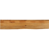 vidaXL Table Top Live Edge 140x40x2.5 cm Solid Wood Mango