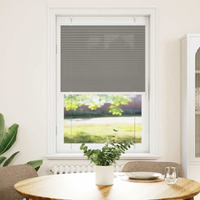 vidaXL Pleated Blind Anthracite 70x100 cm Fabric Width 69.4 cm Polyester