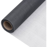 vidaXL Mesh Screen Fiberglass 60x2000 cm Grey