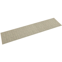 vidaXL Kitchen Rug Washable Leaves 60x300 cm Velvet