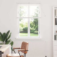 vidaXL Venetian Blinds Height Adjustable White 130 x 85 cm Aluminium
