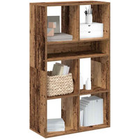 vidaXL Book Cabinet Old Wood 66x31x112 cm Engineered Wood