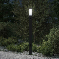 Bollard Light with Sensor&Outlet IP44