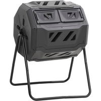 vidaXL Garden Compost Bin Black 73x64x95 cm 160 L