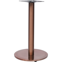 vidaXL Bistro Table Leg Gold Ø45x72 cm Stainless Steel