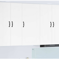 vidaXL Kitchen Cabinet Kalmar High Gloss White 50 x 31 x 100 cm