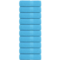 vidaXL Wash Towels "FROGN" 10 pcs Turquoise 30x30 cm 360 gsm