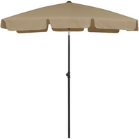 vidaXL Beach Parasol Taupe 180x120 cm