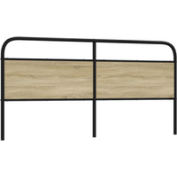 vidaXL Replace Headboard Sonoma Oak 180 cm Steel and Engineered Wood