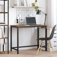 vidaXL Table Old Wood 80 x 50 x 76.5 cm Engineered Wood and Steel