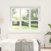 vidaXL Venetian Blinds Height Adjustable White 175 x 155 cm Aluminium