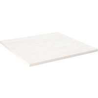 vidaXL Table Top White 80x80x2.5 cm Solid Wood Pine Square
