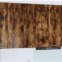 vidaXL Hanging Cabinet Smoked Oak 30 x 31 x 100 cm Engineered Wood