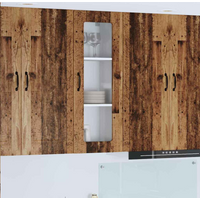 vidaXL Kitchen Cabinet with Storage Kalmar Old Wood 40 x 31 x 100 cm