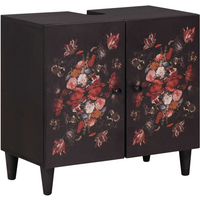 vidaXL Sink cabinet Multicolour 62 x 33 x 58 cm Solid Mango Wood