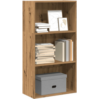 vidaXL Bookcase Artisian Oak 60x30x114 cm Engineered Wood