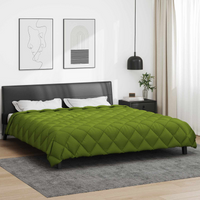 vidaXL Winter Duvet Green 220 x 240 cm Microfiber