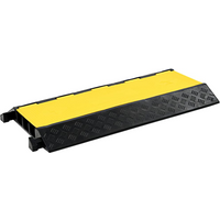 vidaXL Cable Protector Ramp 3 Channels Rubber 93 cm