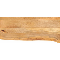 vidaXL Table Top Live Edge 80x30x3.8 cm Solid Wood Mango