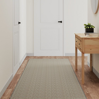 vidaXL Carpet Runner Sisal Look Silver 80x300 cm