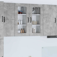 vidaXL Kitchen Cabinet Kalmar Concrete Grey 40 x 31 x 80 cm