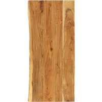 vidaXL Bathroom Vanity Top Solid Acacia Wood 140x52x2.5 cm