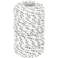 vidaXL Braided Boat Rope White 2 mmx500 m Polyester