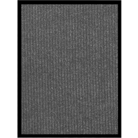 vidaXL Doormat Striped Anthracite 60x80 cm