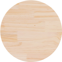 vidaXL Table Top Ø60x2.5 cm Solid Wood Pine