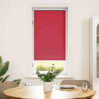 vidaXL Roller Blind Blackout 64.4x120 cm Fabric Width 60 cm Red