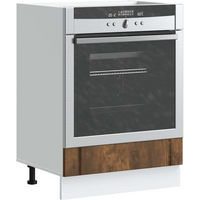 vidaXL Oven Cabinet Lucca Smoked Oak Engineered Wood