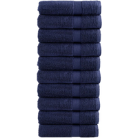 vidaXL Premium Shower Towels "SOLUND" 10 pcs Navy Blue 70x140 cm 600 gsm