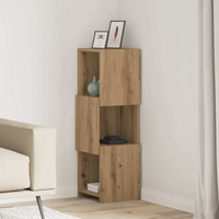 vidaXL Corner Cabinet Artisan Oak 30.5x30x95cm Engineered Wood