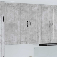 vidaXL Kitchen Cabinet Concrete Grey 30 x 31 x 100 cm Engineered Wood