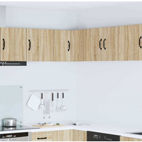 vidaXL Kitchen Cabinet with Storage Kalmar Sonoma Oak 57 x 57 x 40 cm