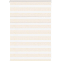 vidaXL Zebra Blind Marble Beige 105x100 cm Fabric Width 100.9 cm Polyester
