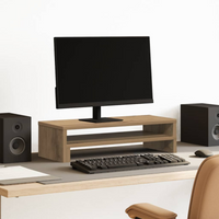 vidaXL Monitor Stand Artisian Oak 54x22x15 cm Engineered Wood