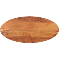 vidaXL Table Top 140x50x2.5 cm Oval Solid Wood Acacia