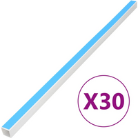 vidaXL Cable Trunking Self-Adhesive 15x10 mm 30 m PVC