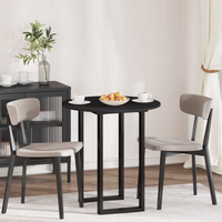 vidaXL Table Top Black 70 x 70 x 1.5 cm Engineered Wood