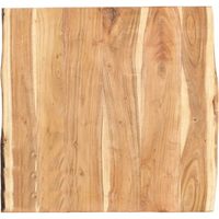 vidaXL Table Top Solid Acacia Wood 58x(50-60)x3.8 cm