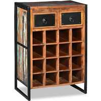 vidaXL Wine Rack for 16 Bottles Solid Reclaimed Wood