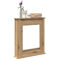 vidaXL Fireplace Surround Artisan Oak 75x20x87.5 cm Engineered Wood